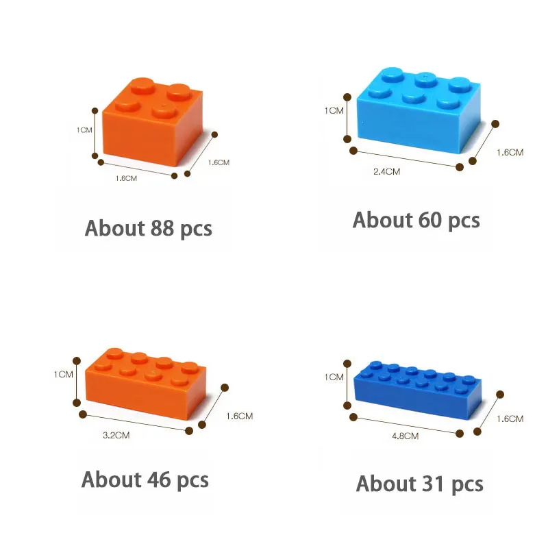 Конструктор кирпичей креативный классический кирпич DIY строительные блоки