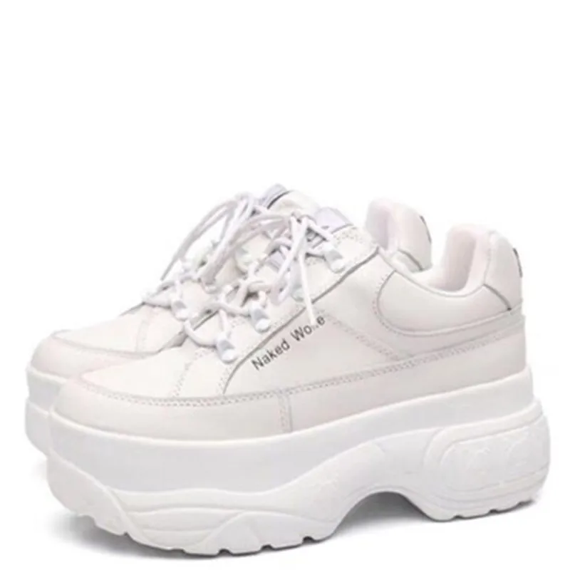 

2020 new lace-up women single shoes Autumn Winter Thick bottom casual women shoes outdoor beach running High top sports shoes
