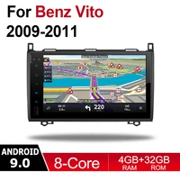 4gb android 9 0 car dvd player for mercedes benz vito 20092011 ntg multimedia gps navigation map autoradio wifi bt