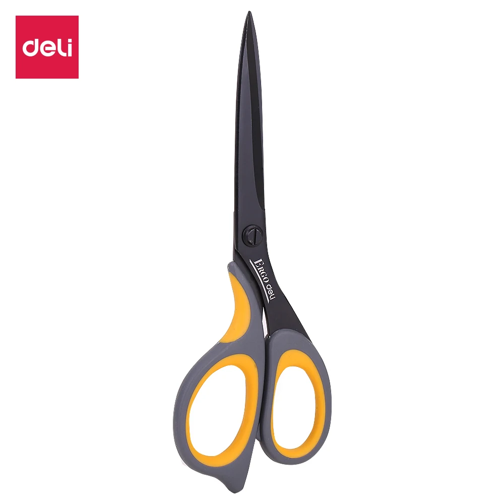 Ножницы DELI E77757 Soft touch 210 мм 8 1/4 дюйма ножницы для дома и офиса ручной работы