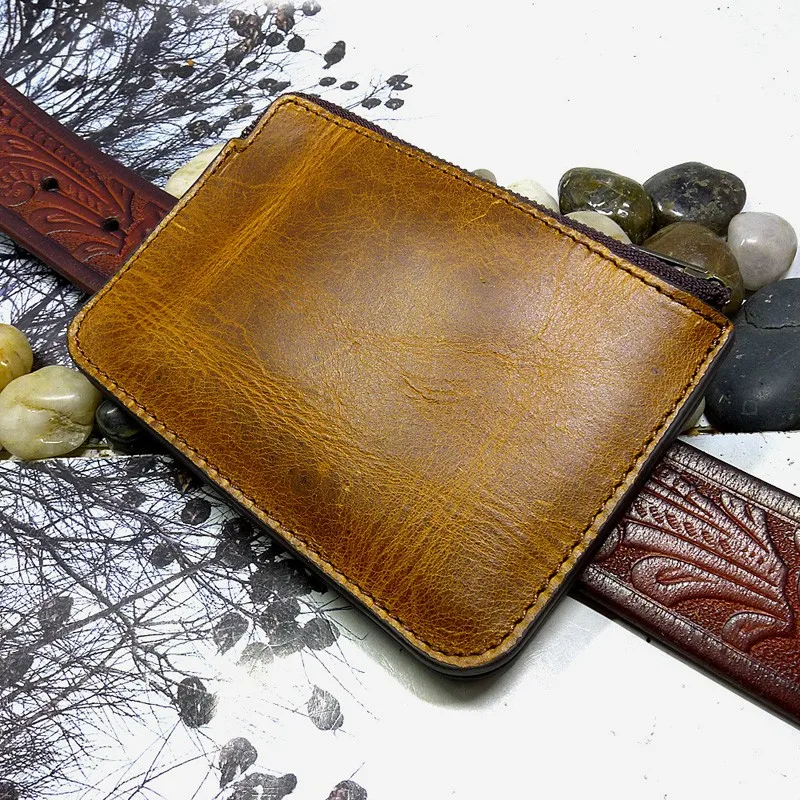 Blongk на Молнии Поясная Сумка маленькая поясная кожа водительское удостоверение