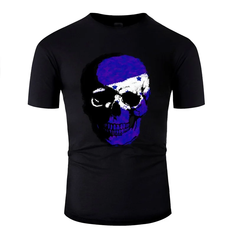 

Personality Honduras Skull Tshirt Men Graphic Men And Women Tee Shirt Comic Clothing
