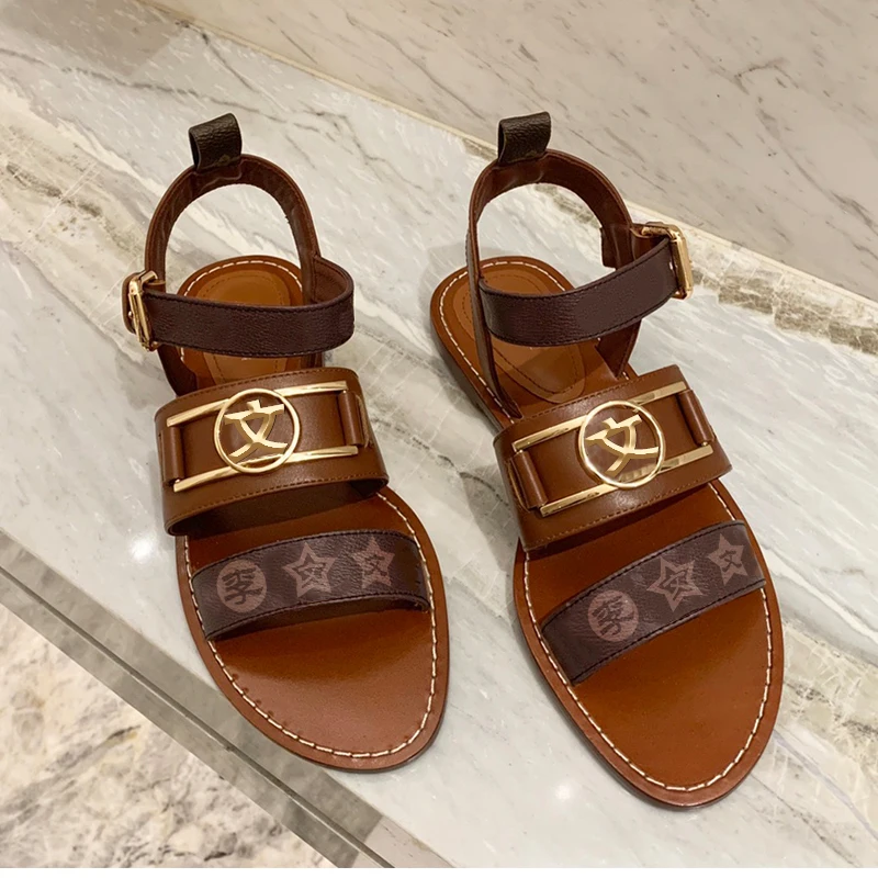 VVL 2020 Новые французские высокие женские сандалии Классическая универсальная