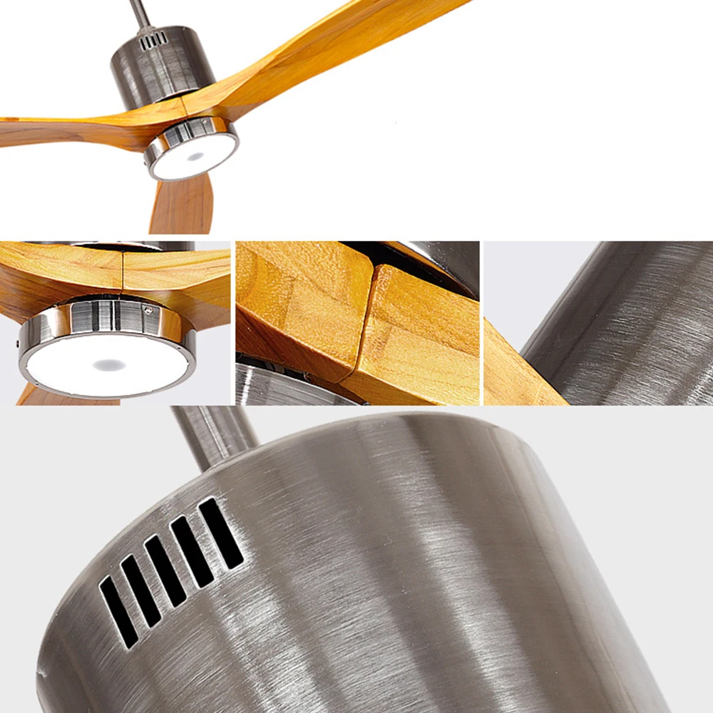 52 дюймов потолочный вентилятор-светильник с Дистанционный пульт минимализм