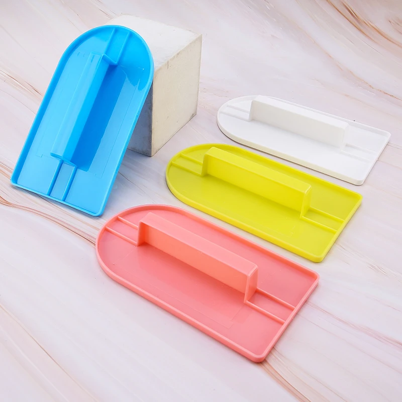 

DIY 4color Fondant Cake Smoother Polisher Tools Decorating Icing Sugar Skin Cutting Roller Cutter Craft Mold Kitchen Accessories