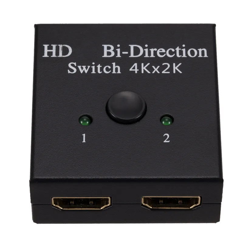 3D 4K Ультра Прозрачный 1 к 2 HDMI-совместимый переключатель для ПК компьютера HD ТВ