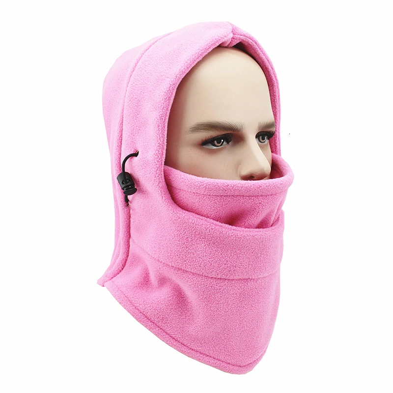 JLETOLI Открытый Осень Зима ветрозащитный флис теплый Facemask лыжный головной убор с капюшоном шапка Велоспорт езда обучение маска