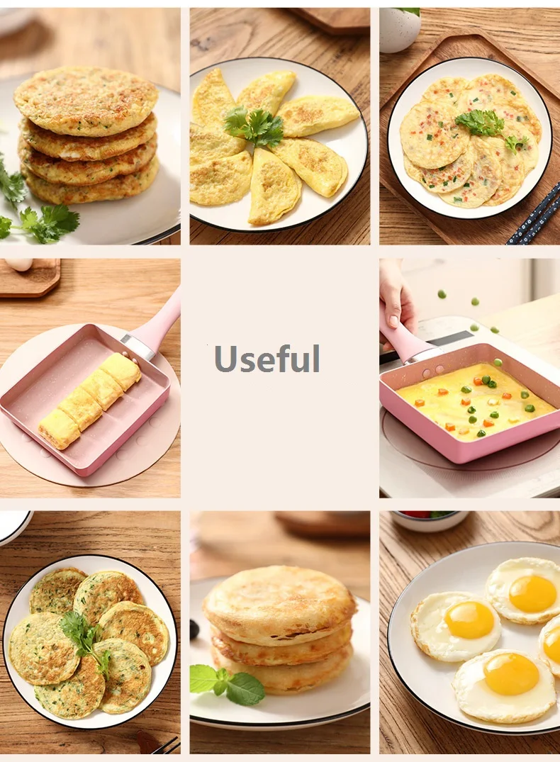 Tamagoyaki японская стандартная прямоугольная сковорода для индукционной газовой