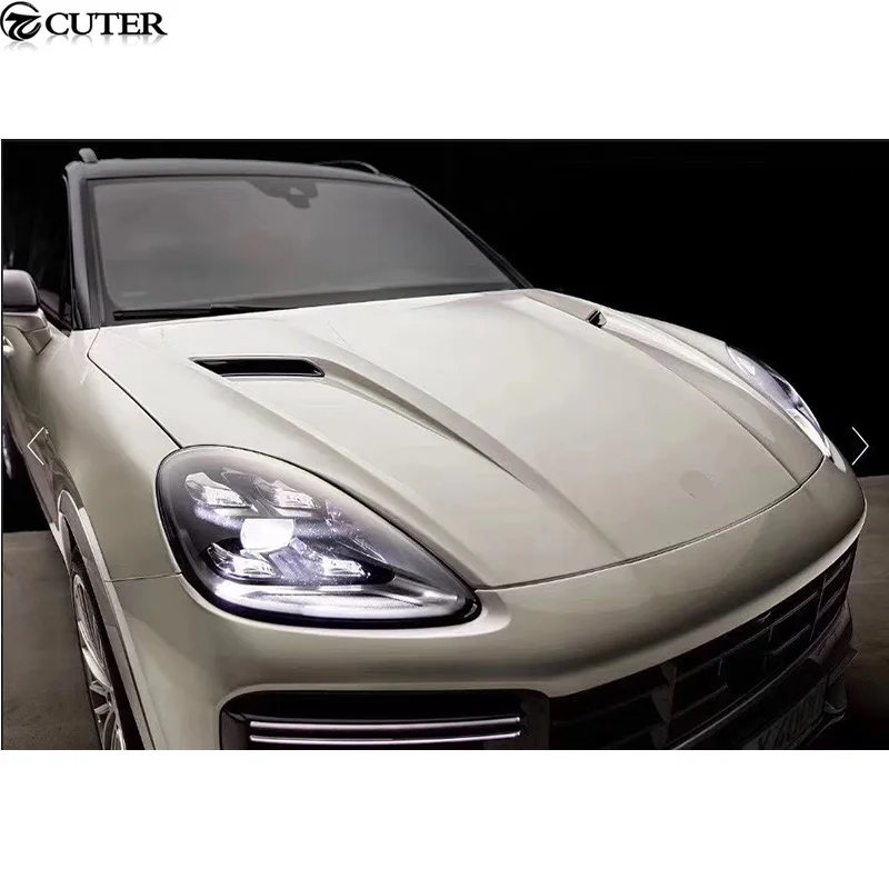 9ya Frp из углеродного волокна капот двигателя для Cayenne t Style комплект кузова
