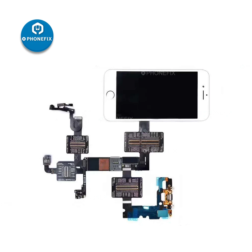 

QIANLI iBridge FPC Тестовый Кабель для iPhone 6/6P/6S/6SP/7/7P/8/8P/X/XSM проверка неисправностей материнской платы Передняя Задняя камера отпечаток пальца