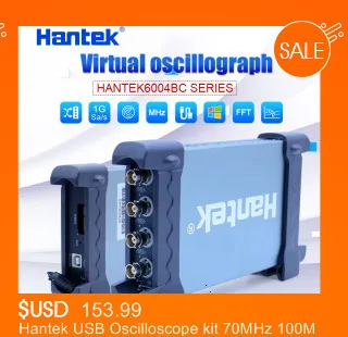 Hantek Осциллограф зажим тока CC-650 AC/DC осциллограф ток зонд 400 Гц полоса пропускания 20 мА~ 650а с BNC разъем