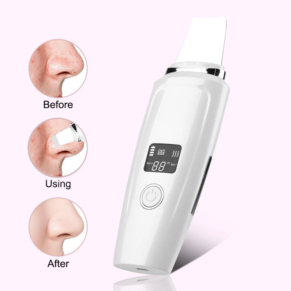 

EMS Blackhead Remover Home High Frequency Vibration Pro Electric Skin Scrubber Cleaner Face Skin Scrubber Lift Machine