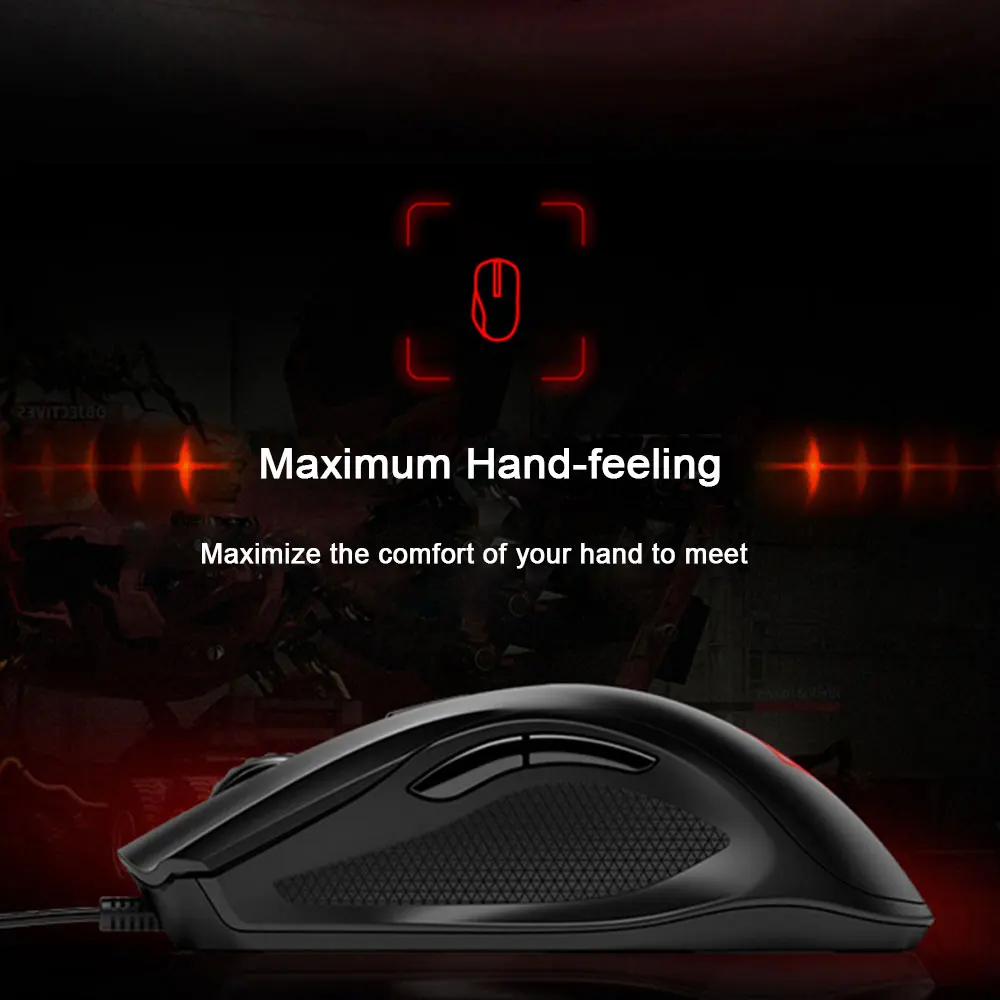 Hp OMEN400 профессиональная Макросъемка, игровая мышь 5000 dpi, 8 цветов, светодиодный, с подсветкой, Проводная игровая мышь для ПК, компьютера, ноутбука, мыши Pro Gamer