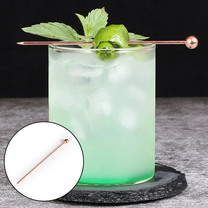 Многоразовые палочки для коктейлей из нержавеющей стали разные цвета отлично