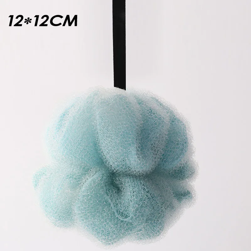 

Bath Towel 2 Colors Bathroom Accessories Hanging Body Exfoliating Tools Bath Balls Shower Supplies