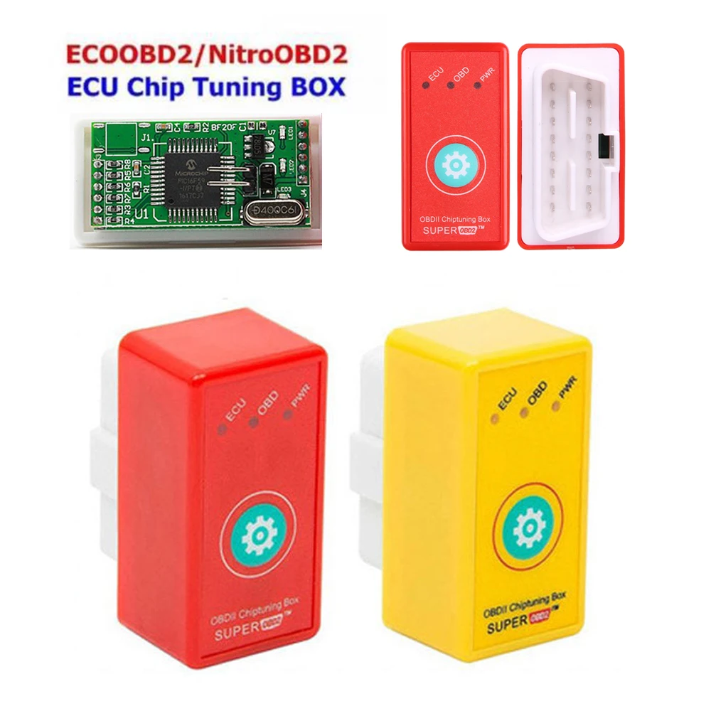 Профессиональный Nitro OBD2 Power Prog для дизельного двигателя 35% больше мощности и 25%