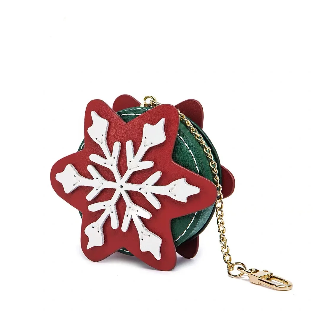 

DIY Handmade Bag Niche Design Christmas Gift Coin Purse Female Mini Clutch Bag Small Round Bag Diy Material Bag Kawaii
