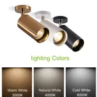 Настенный светильник, вращающийся на 360 градусов, 9 Вт, 12 Вт, лампа GU10, сменный Светодиодный прожектор для кухни, гостиной с регулируемой яркостью