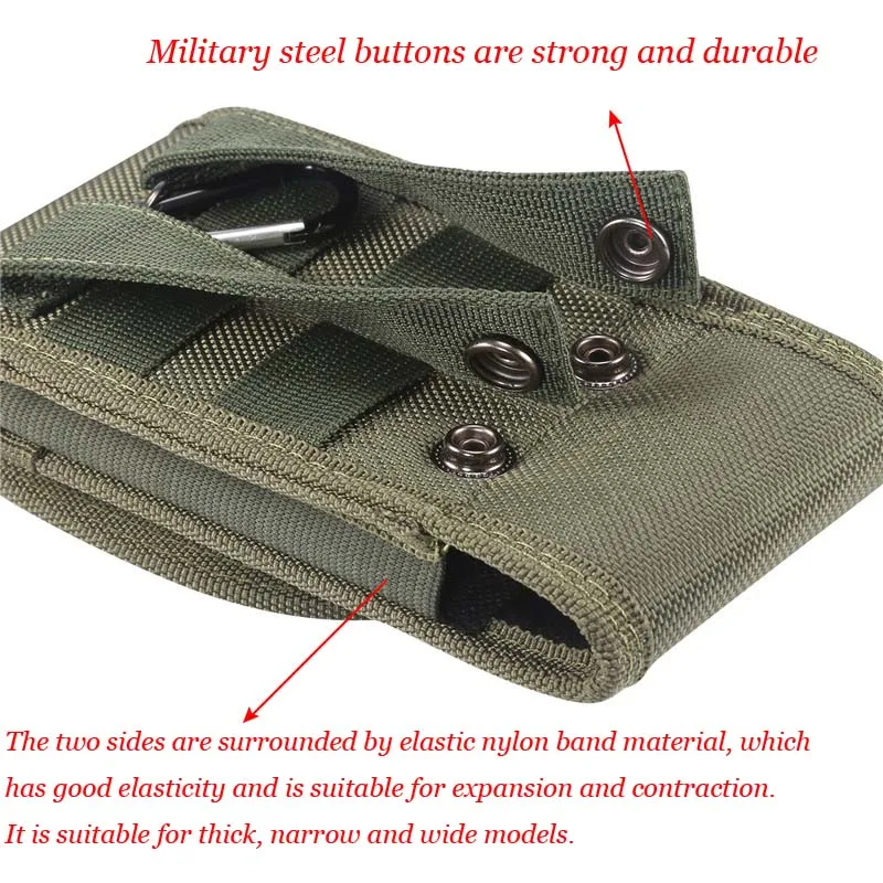 

4.0 - 6.7 Inch Nylon Durable Multifunctional Mobile Bag Universal Phone Case Pouch Belt Holster Cover KS0690