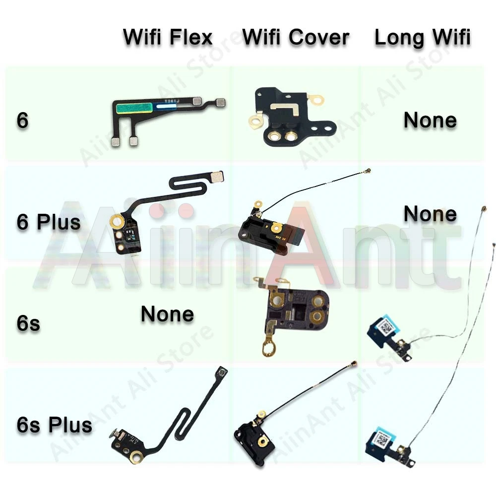 Оригинальный Wifi шлейф для iPhone 6 6s Plus 5S SE Bluetooth NFC Wi-Fi GPS сигнальная Антенна гибкий