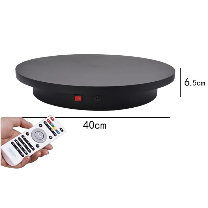 Электрический поворотный стол 40 см дистанционное управление на 360 градусов