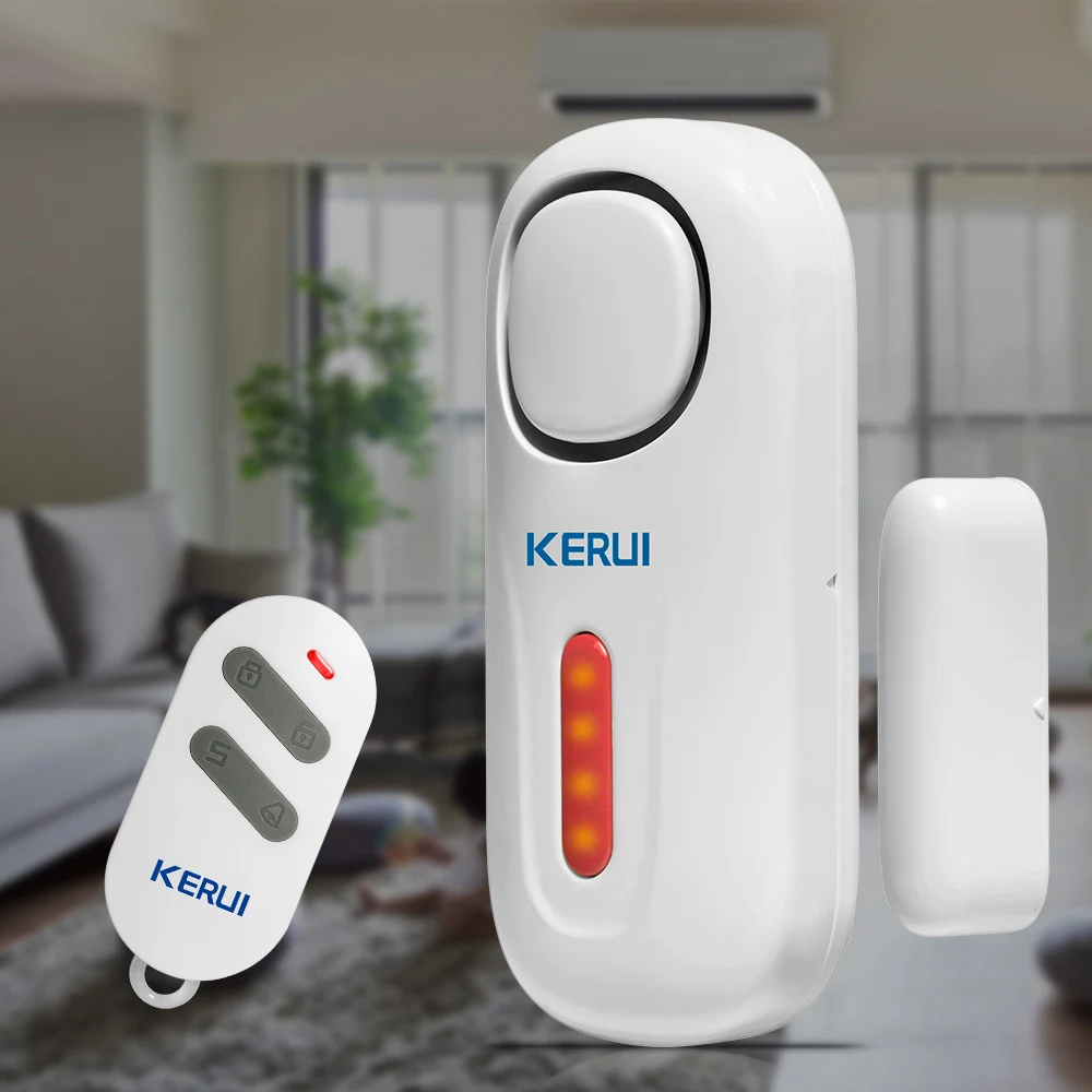 

KERUI 433Mhz Wireless Magnetic Door Window Detector With Home Security Alarm Sensor Remote Cotroller Loud Siren