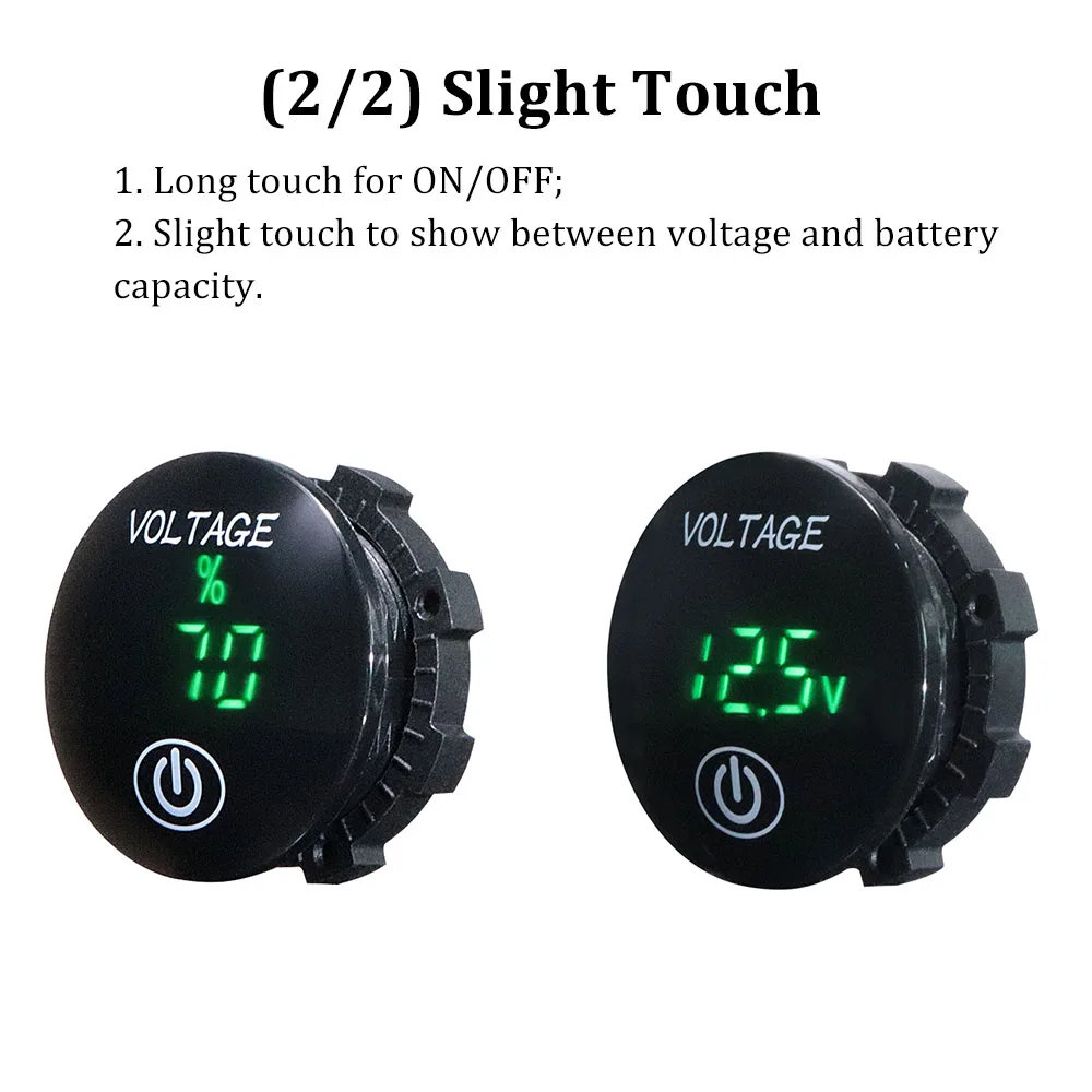 Светодиодный цифровой вольтметр с сенсорным датчиком напряжения Универсальный