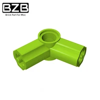 bzb moc 32015 5112 5 degree cross shaft connector high tech building block model kids creative diy brick parts best toy gifts