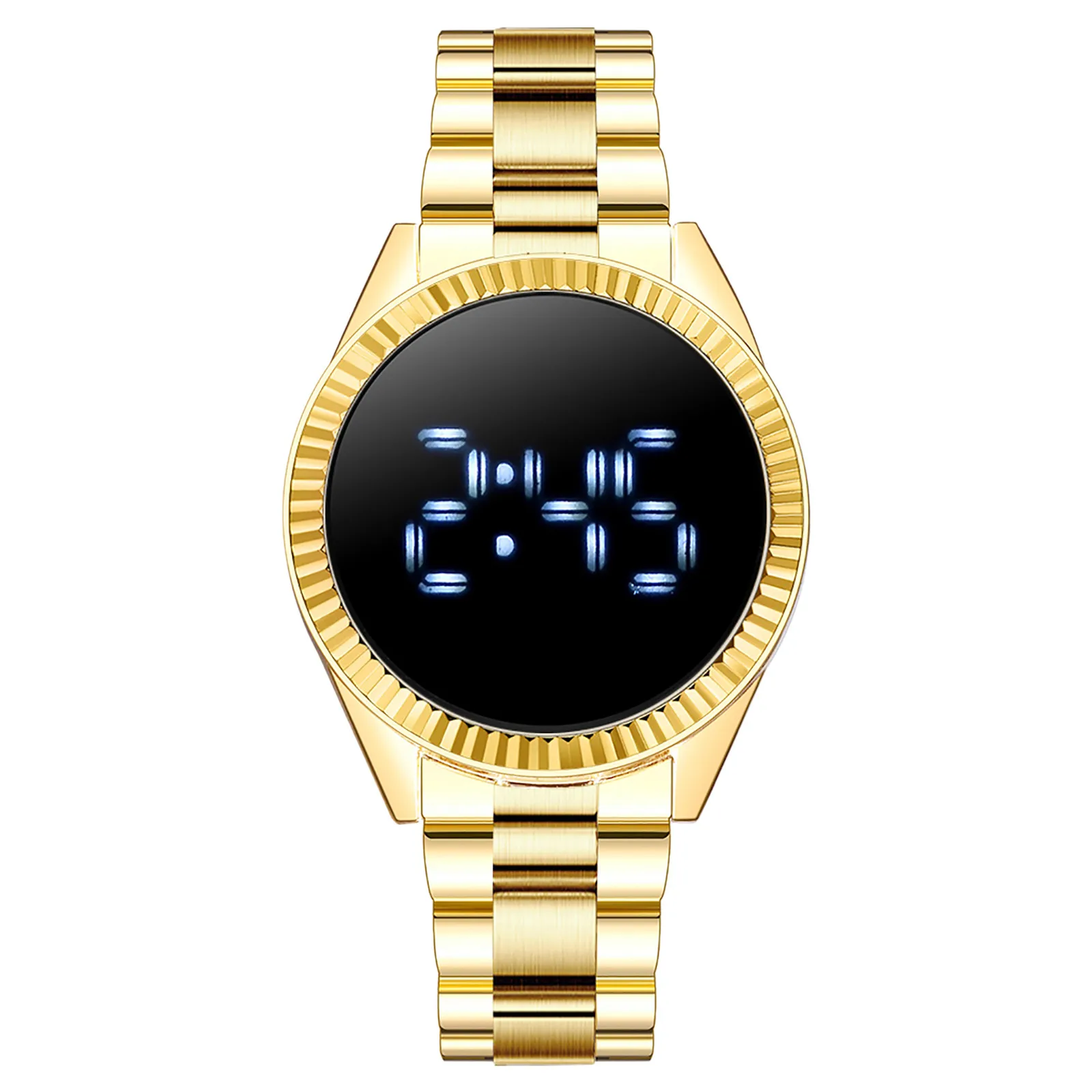 

Silver relogios Fashion Ladies Digital Wristwatches Para Hombre European And American Exquisite Electronic Watches reloj mujer