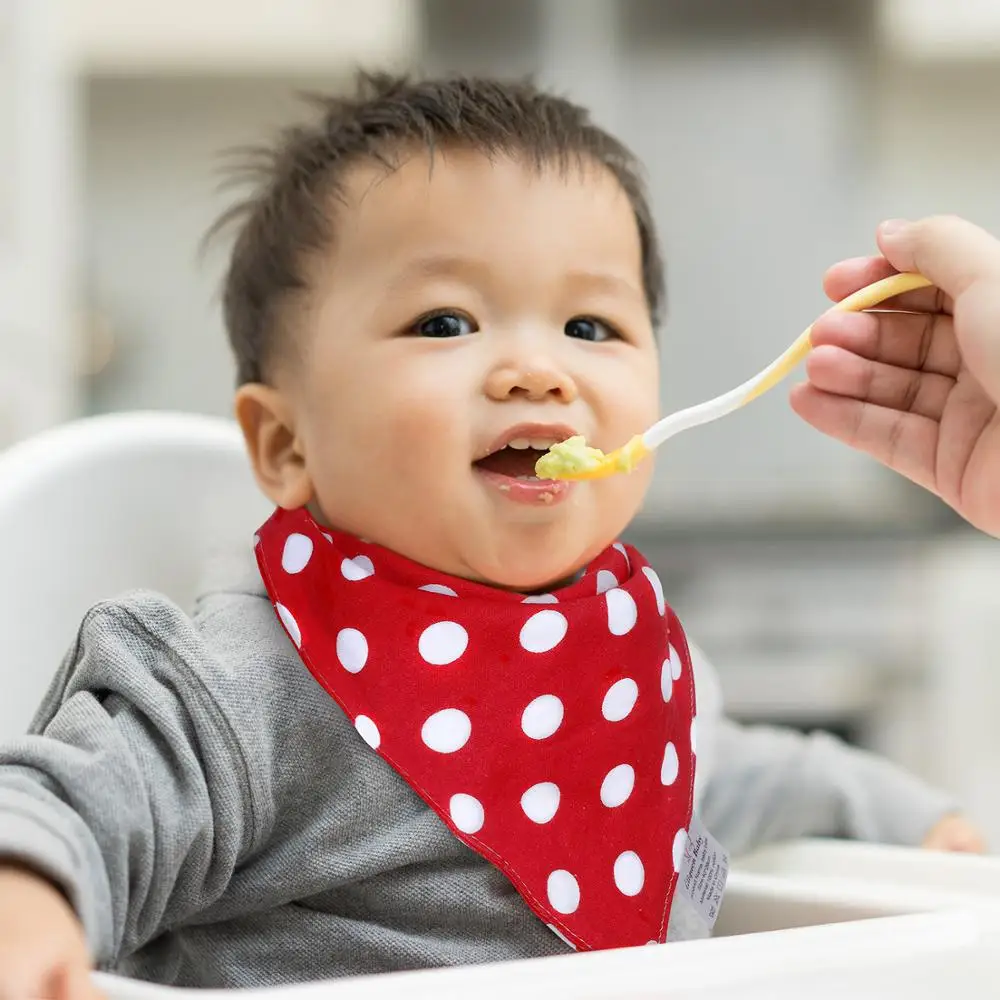 Детские слюнявчики-банданы Слюнявчики из 100% органического хлопка для мальчиков