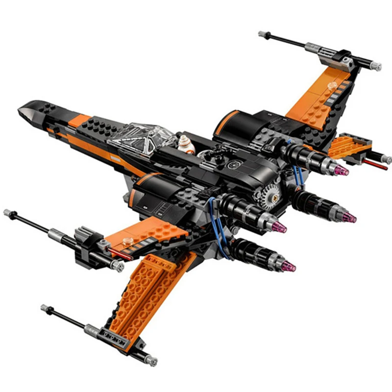 Строительные блоки в наличии Звездный план модель корабля X-Wing 75102 кирпичей