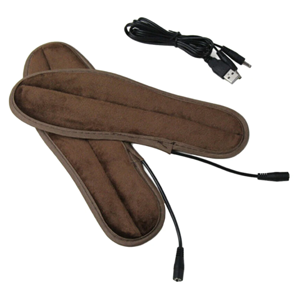 Лидер продаж Унисекс Зарядка через USB Стельки с электрическим подогревом для