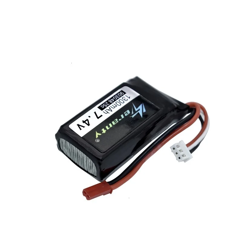 7,4 в 1300 мАч батарея LiPo для Wltoys V353 A949 A959 A969 A979 k929 7,4 В батарея дрона для радиоуправляемых автомобилей вертолетов лодки 2 шт./набор