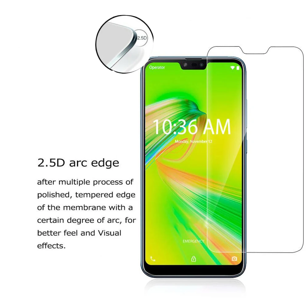 Ультратонкая защитная пленка из закаленного стекла для ASUS Zenfone Max M1 ZB555KL Для