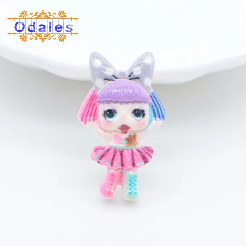 30 шт./лот милые волшебные детские смешанные большие глаза Крутые Девушки DIY смолы