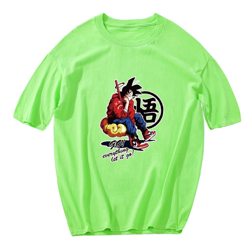 

Fashional Personality Men Cool Tops 100% Cotton Casual Hip Hop Streetwear Kids Summer Aesthetic T-Shirt Oversize Punk Tees