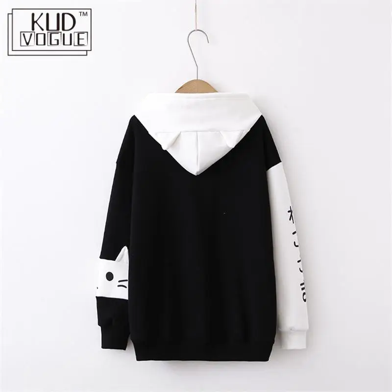 Новинка 2020 японская одежда в стиле Харадзюку с изображением аниме кошки и