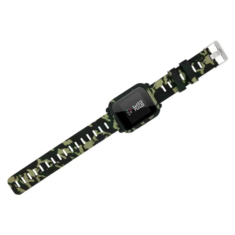 

2 in 1 for Amazfit Bip Strap Watch Band+Protective PC Watch Case Cover Shell Frame Protector for Huami Amazfit Bip Accessories