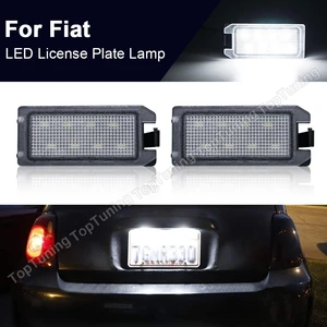 2X For Jeep Grand Cherokee Compass Patriot For Maserati Levante For Fiat 500 For Dodge Viper LED license Number Plate Light Lamp