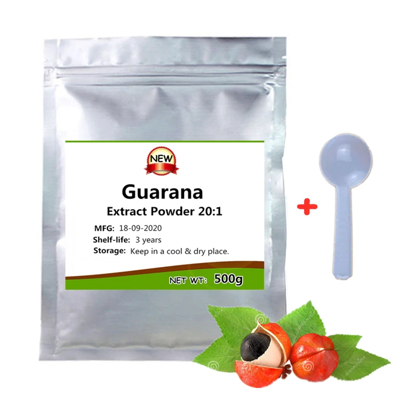 Органический порошок экстракта гуараны энергетический инструмент долговечный