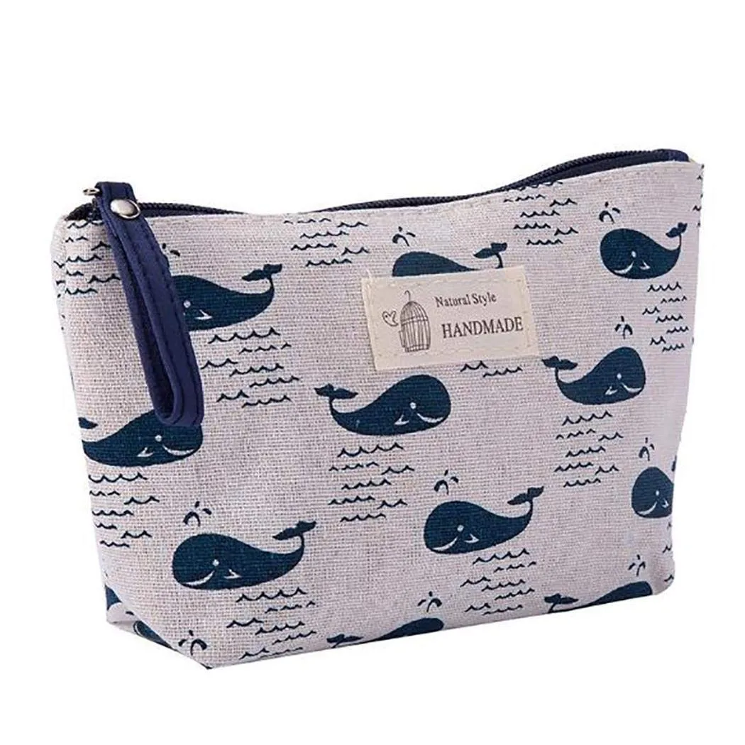 

Cotton And Linen Large-capacity Cosmetic Bag Multi-function Travel Bag Home Supplies Makeup Pouch Organizer Storage Bag