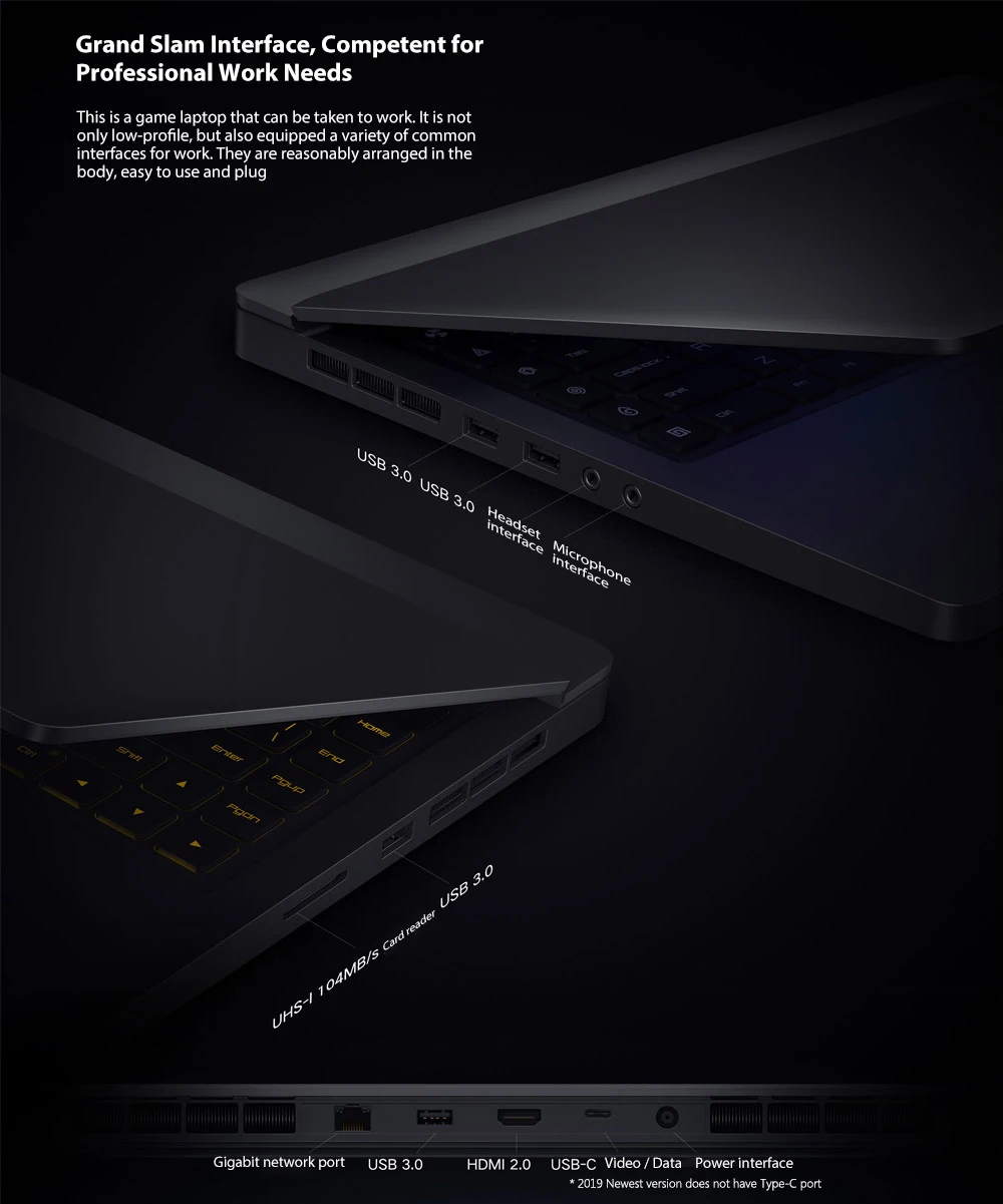 Xiaomi mi ноутбук Ga mi ng Windows 10 Intel Core i7-9750 H 16 Гб ram 512 ГБ SSD HD mi notebook type-C Bluetooth