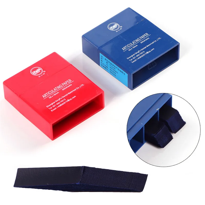 

300 Sheets Dental Dentista Articulating Paper Blue Strips Dental Lab Products Oral Dentist Teeth Care Whitening Material Tool