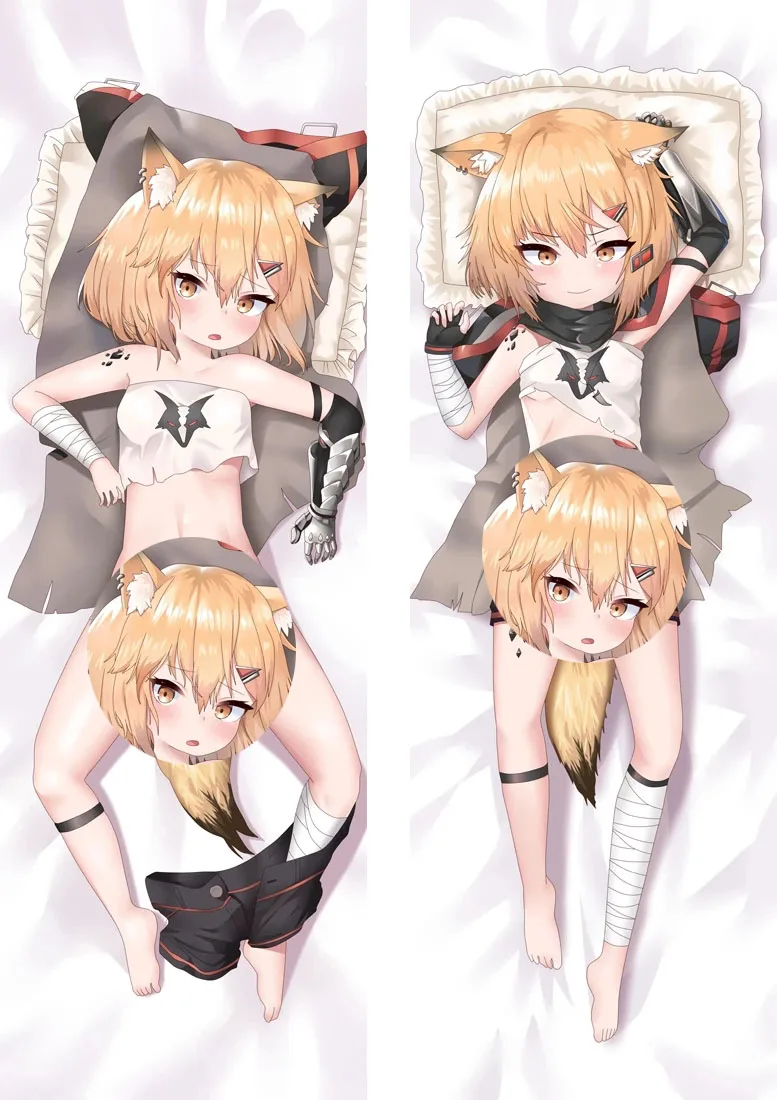 

Xmas Gift Anime Game Arknights Lovely Girls Pillow Cover Hugging Body Otaku Male Dakimakura Bedding Throw Pillow Case cover