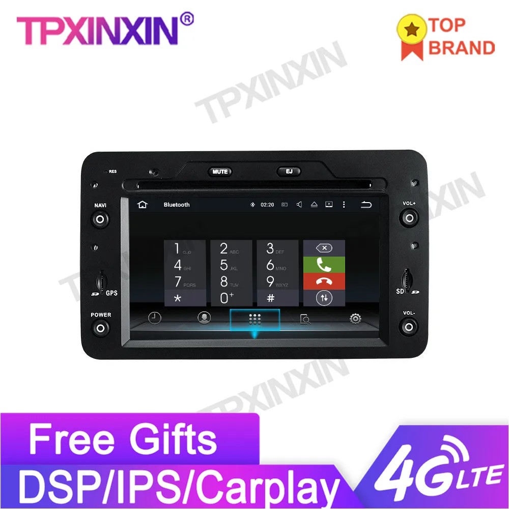 

For Alfa Romeo Spider 2006 -2012 Android 10 Car GPS Navigation Head Unit Radio Tape Recorder Auto Stereo Multimedia Satnav Music