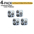 4 шт. Защитные пленки для камеры iPhone 13 Pro Max, закаленное стекло для объектива 12 Pro Max для iPhone 13 Pro 12 Mini 11 ProMax, защитный чехол