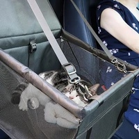 portable pet car seat comfortable pet heighten safe car seat for dog cat durable detachable cat carrier basket pet supplies