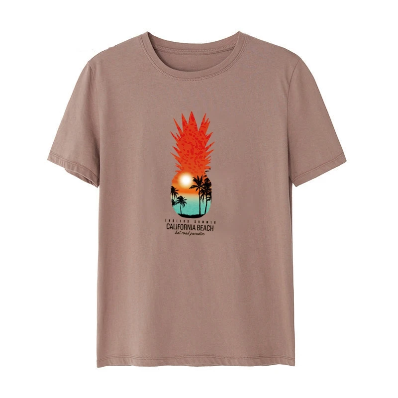 Милые летние пляжные нашивки с ананасами детские наклейки для девочек