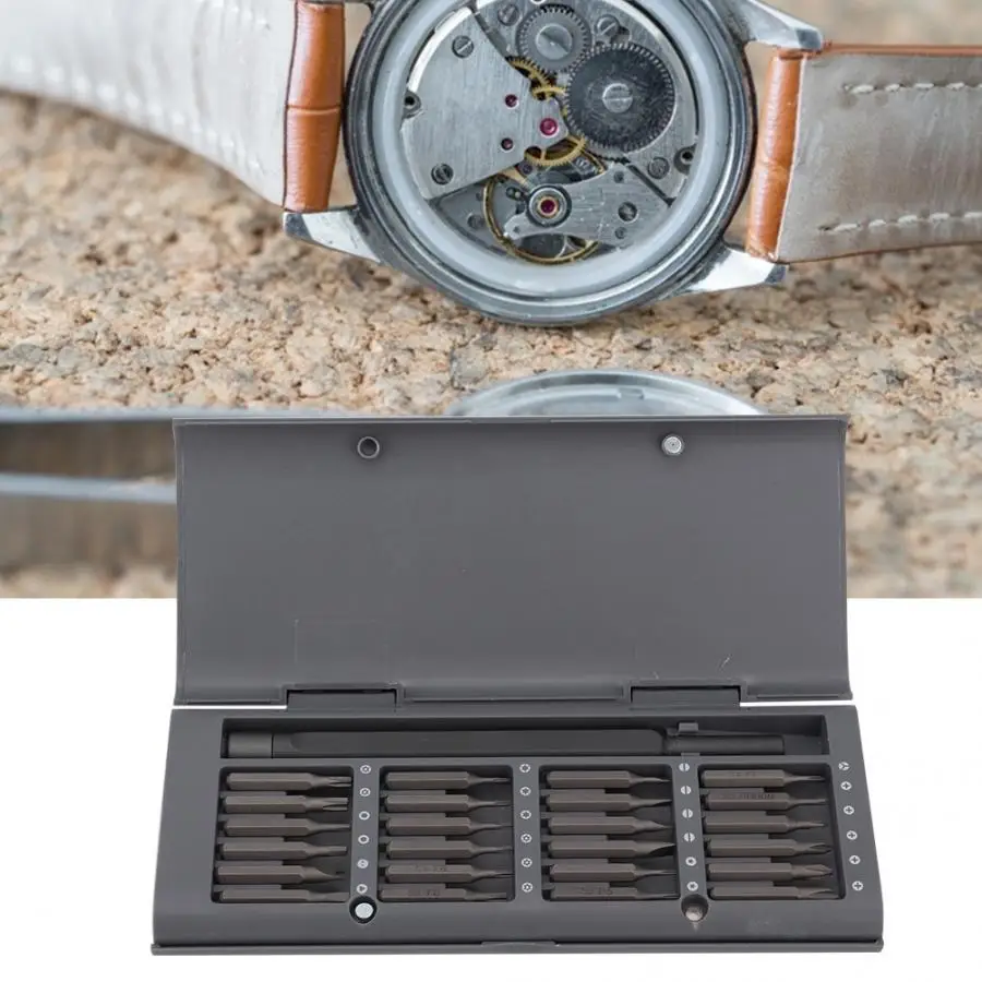 Металл 25 в 1 отвертка набор Ремонт Отвертка Инструмент часовщика телефон