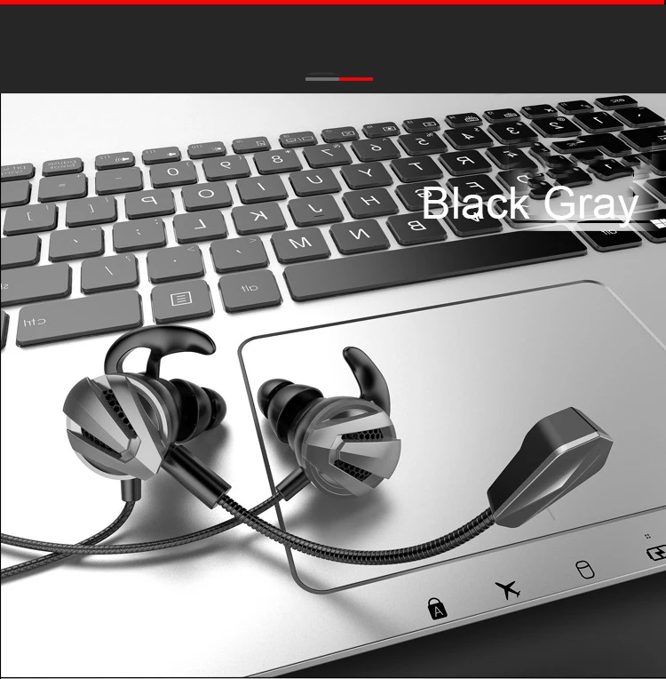 Сабвуфер игровая гарнитура 1 2 м проводные наушники Игровые наушники-вкладыши